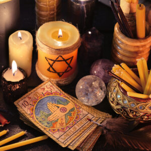 Rytuały indywidualne z użyciem kart tarota + świece intencyjne