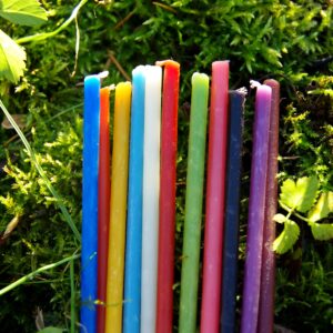 Świece rytualne z wosku pszczelego