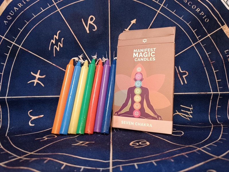 Zestaw świec zapachowych Siedem Czakr
