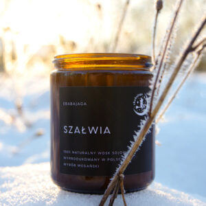 Szałwia- naturalna świeca sojowa