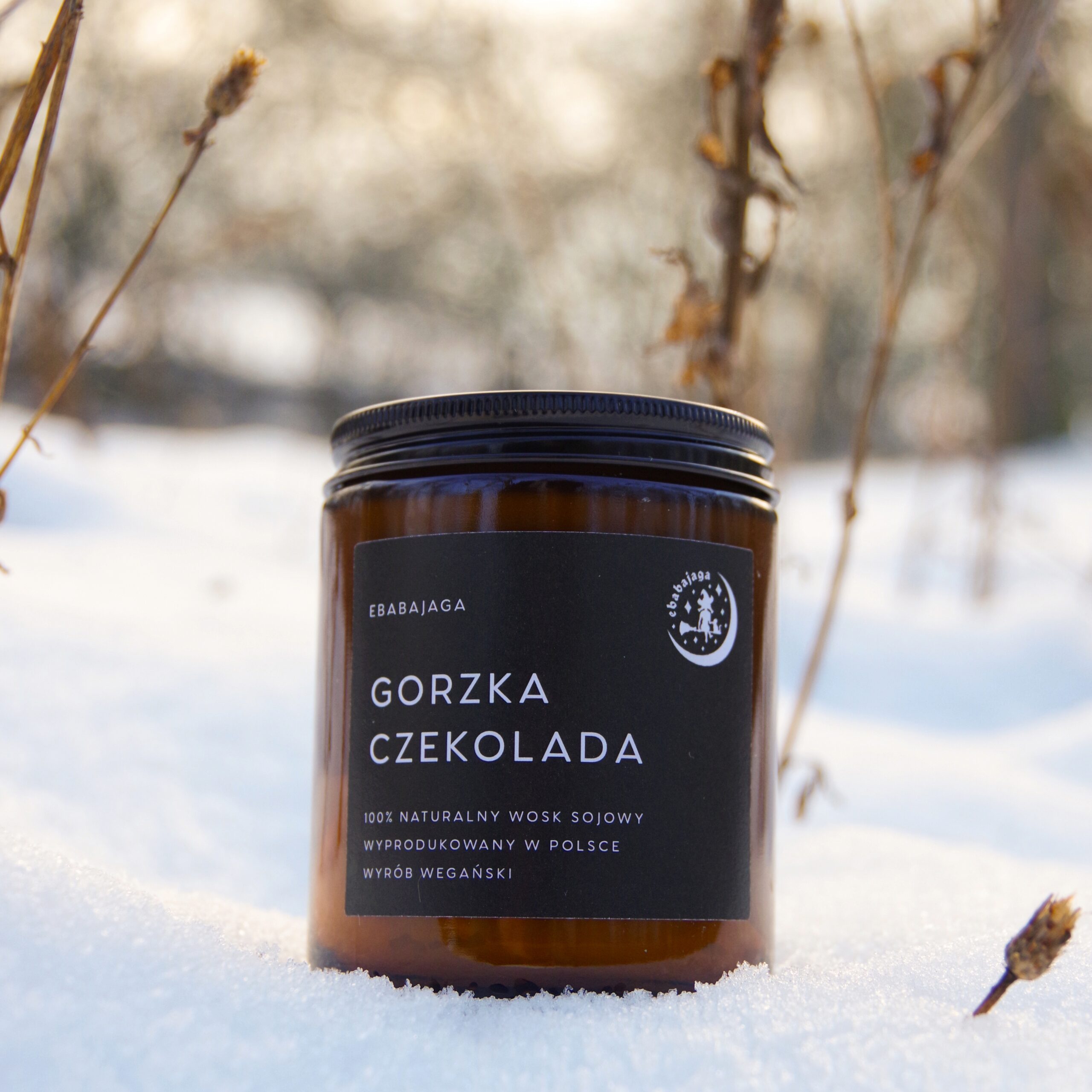 Gorzka Czekolada- naturalna świeca sojowa - obrazek 2